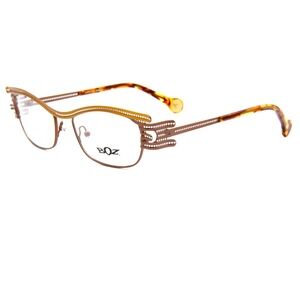 BOZ TATOO 9050 BROWN AUTHENTIC EYEGLASSES FRAME RX 52 17 129